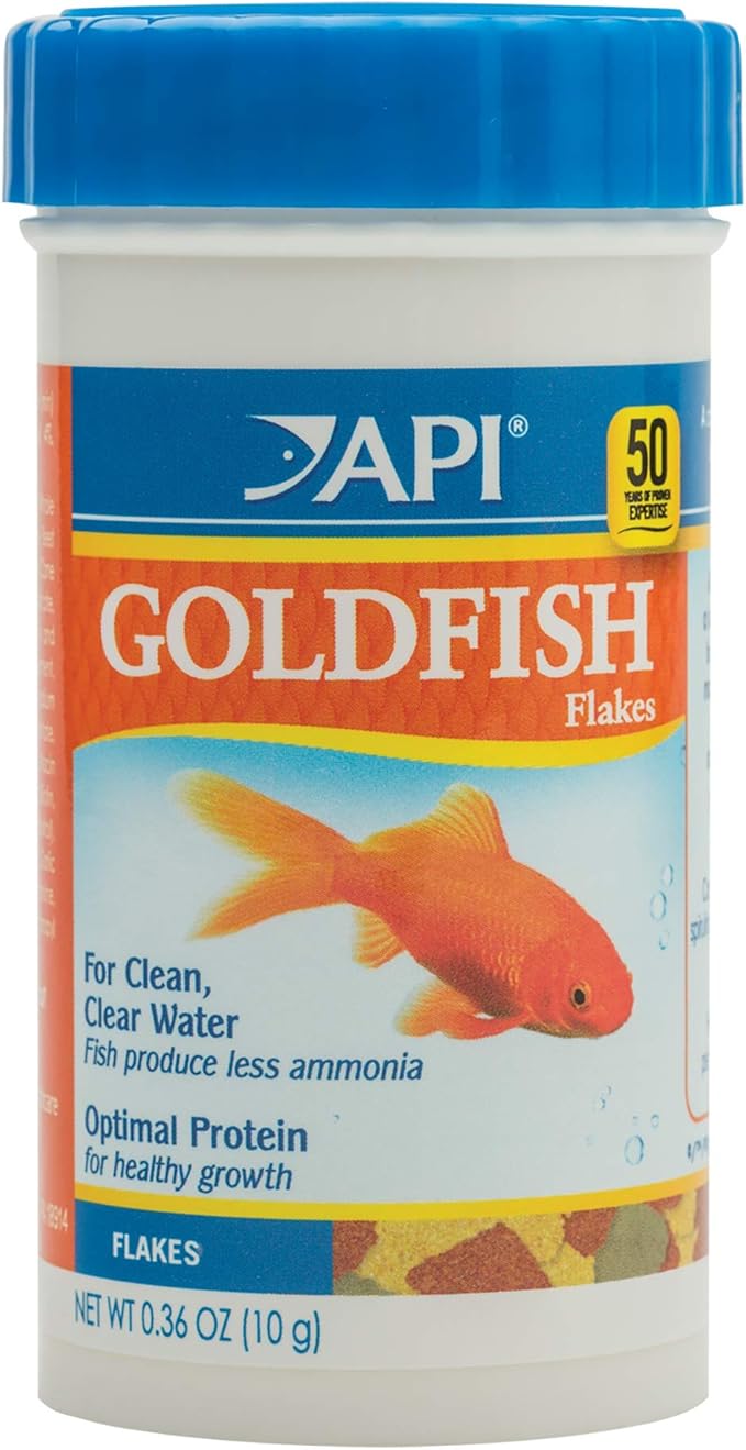 API GOLDFISH FLAKES Fish Food .36-Ounce Container API