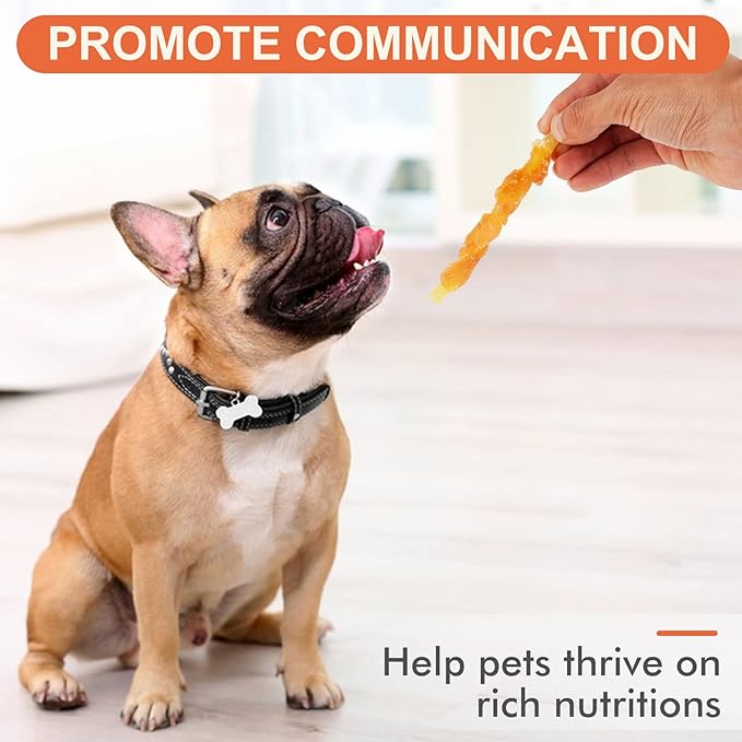 MON2SUN Rawhide Free Dog Treats Chicken Wrapped Cod Sticks for Small Dogs Healthy Training Treats Soft Dog Snacks (8.82 Ounce -Pack of 1) - PAWPICO