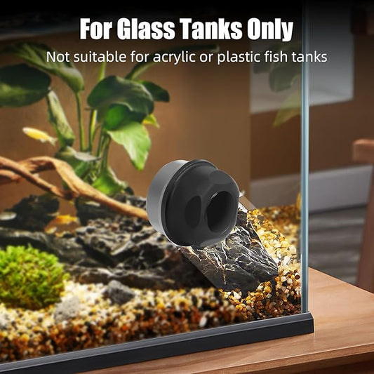 AQUANEAT Aquarium Fish Tank Cleaner, Magnetic Glass Cleaner, Small Algae Remover for Fish Tank(Not for Acrylic and Plastic Tanks) Aquaneat