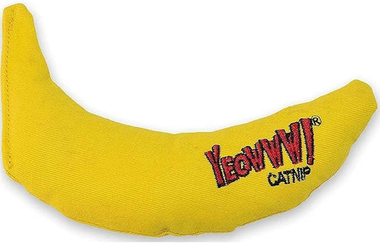 YEOWWW! DuckyWorld 100% ORGANIC CATNIP Leaf & Flower Cat Toy BANANA 3 PACK - PAWPICO
