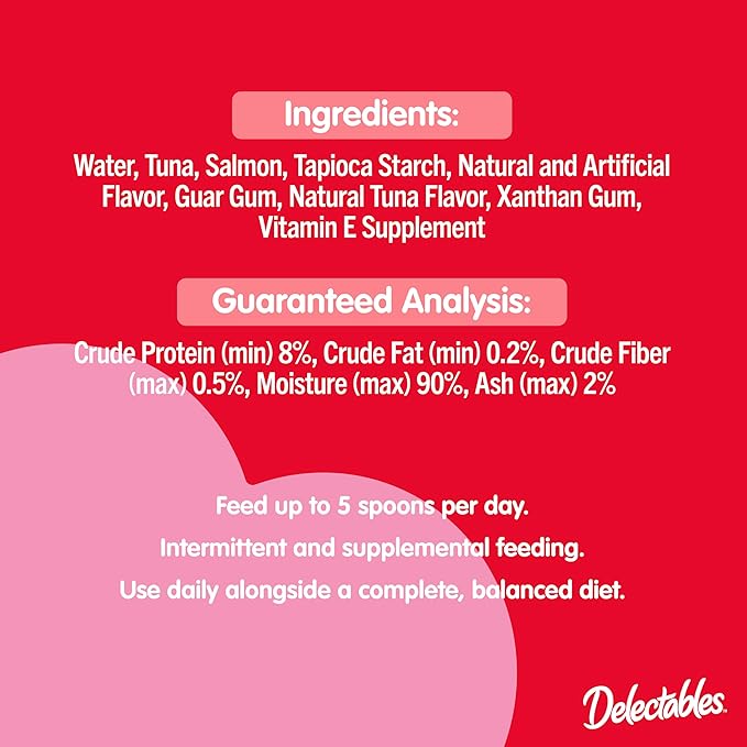 Hartz New Delectables Lickable Spoon Interactive Lickable Cat Treats for Quick & Easy Bonding, Salmon 32ct Hartz