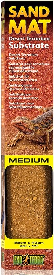 Exo Terra Exo Terra Sand Mat Medium, Desert Terrarium Substrate, 58 X 43 Cm (23" X 17") ExoTerra