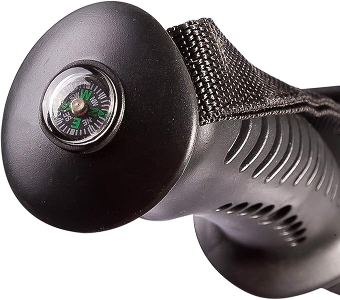 REPTI ZOO 57" Snake Catcher Professional Stainless Steel Retractable Snake Hook Reptile Catcher Stick Rattlesnake Grabber Pick-up Snake Pole Handling Tool (Snake Hook) REPTIZOO