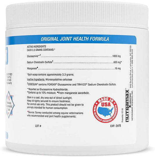 Nutramax Cosequin Original Joint Health Supplement for Horses - Powder with Glucosamine and Chondroitin, 280 Grams NutramaxLaboratories