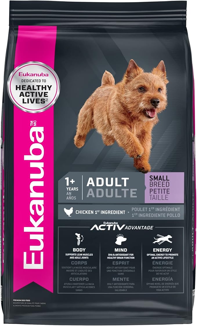 Eukanuba Adult Small Breed Dry Dog Food, 15 lb - PAWPICO