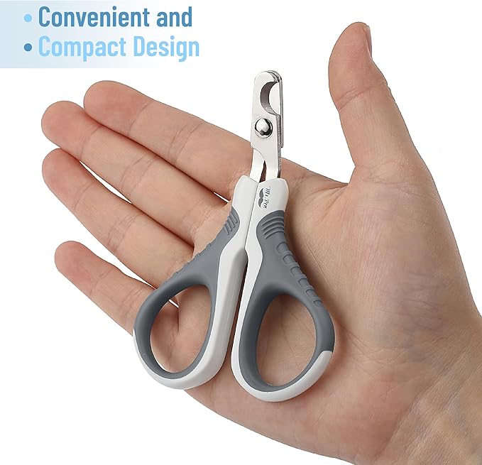 Mr. Pen- Cat Nail Clipper, White & Gray Cat Nail Trimmer, Cat Nail Clippers, Cat Claw Clippers, Cat Clippers for Nails, Pet Nail Clippers, Kitten Nail Clipper, Small Dog Nail Clipper Cat Claw Trimmer - PAWPICO