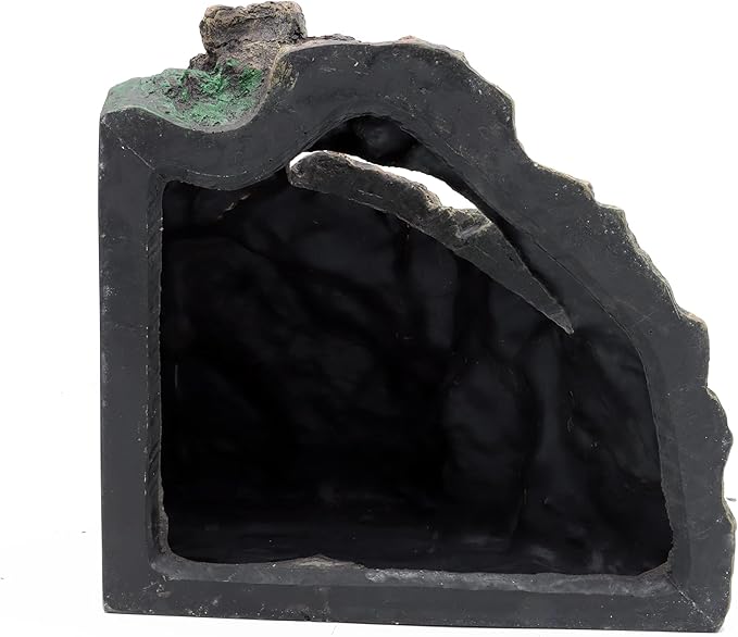 JIHAQUA Bearded Dragon Tank Accessories Extra Large Reptile Hideouts Cave Habitat Decor Bearded Dragon Clothes JIHAQUA