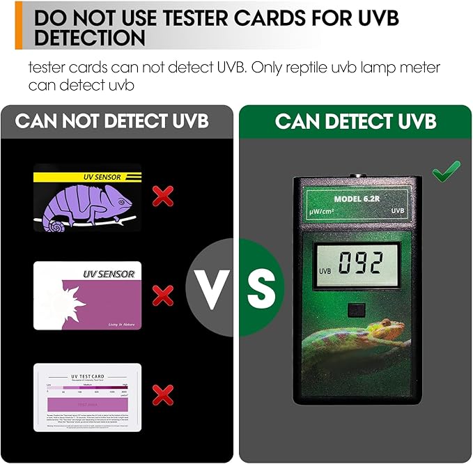 Premium High-Intensity UVB Reptile Light for Optimal Calcium Metabolism,5-Watt 10.0 Desert UVB Light Ideal for Desert-Dwelling Reptiles Bearded Dragons Tortoises (Desert 10.0 UVB) GeeKoit