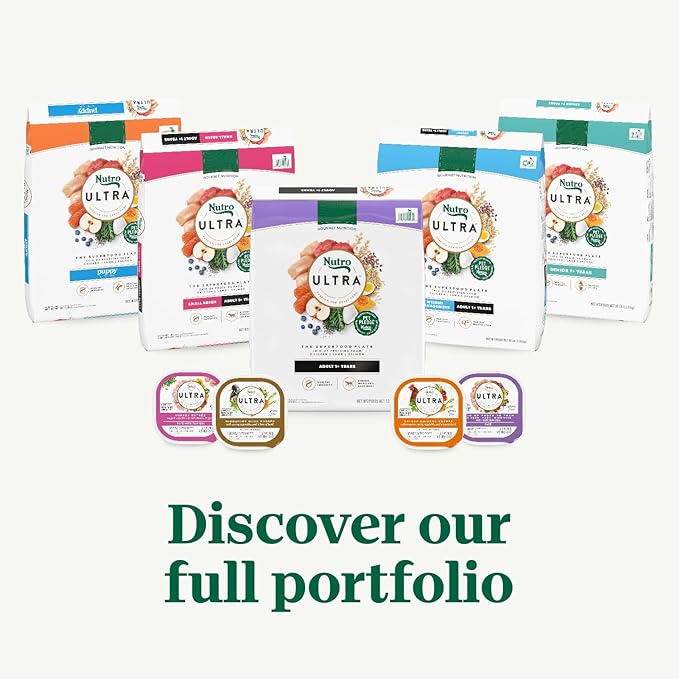 Nutro Ultra Adult Dry Dog Food with a Trio of Proteins from Chicken, Lamb and Salmon, 30 lb. Bag - PAWPICO