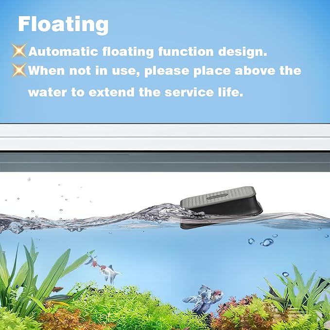Carefree Fish Aquarium Small Magnetic Cleaner for Glass Fish Tank Magnet Brush Algae Scrapers Floating Bewatermyfriend