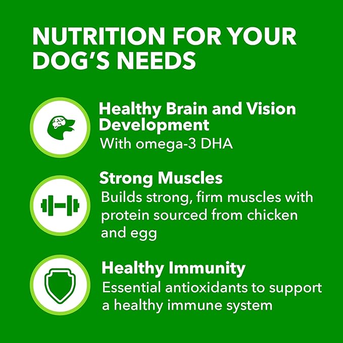 IAMS Smart Puppy Dry Dog Food with Real Chicken, 15 lb. Bag - PAWPICO