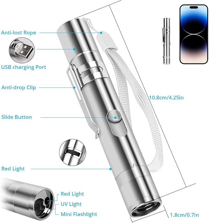 TBTeek Cat Toys for Indoor Cats, 3 Light Modes Cat Toy with 5 Adjustable Patterns,USB Rechargeable Interactive Kitten Pet Dog Toy,Portable Interactive Cat Toy Long Range Fun Chase Play Exercise - PAWPICO