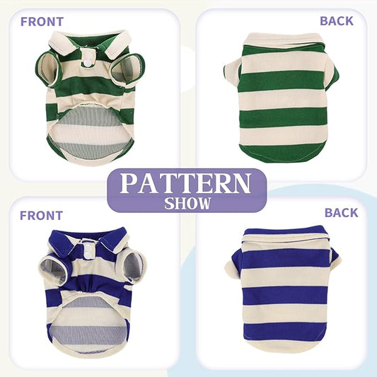 2 Pack Guinea Pig Clothes Rabbit Summer T-Shirt Pet Costume Vest for Small Animal Kitten Ferret Chihuahua Puppy KAMABRIDAL