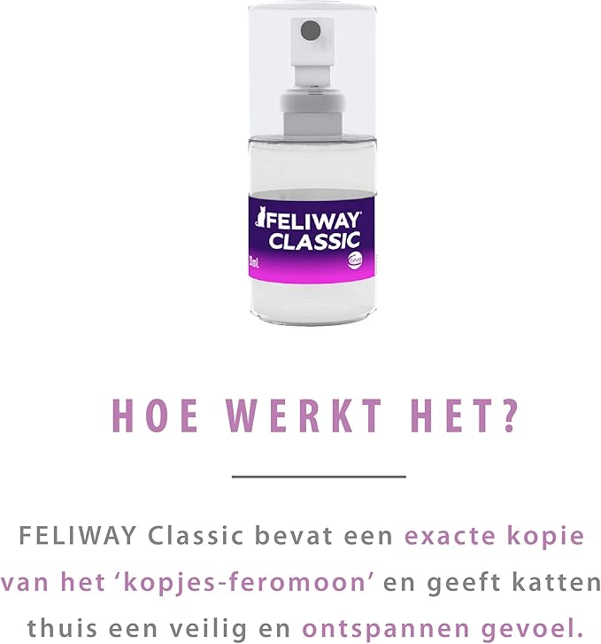 FELIWAY Classic Cat Calming Pheromone Travel Spray (20 mL) Feliway%C2%AE