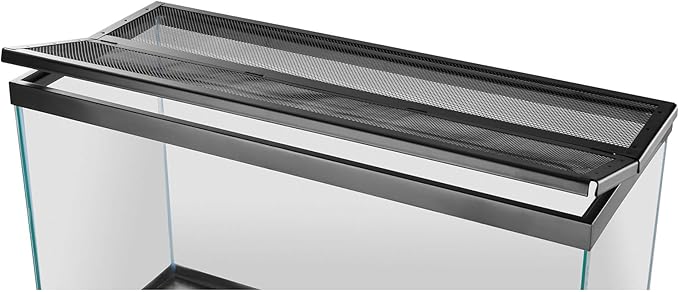 Zilla Screen Cover with Center Hinge for Reptiles, 24" x 12" Zilla
