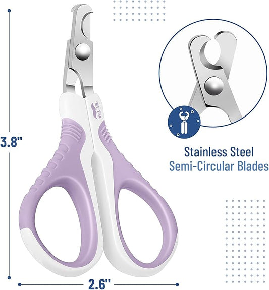 Mr. Pen- Cat Nail Clipper, Purple, Cat Nail Trimmer, Cat Nail Clippers, Cat Claw Clippers, Cat Clippers for Nails, Pet Nail Clippers, Kitten Nail Clipper, Small Dog Nail Clipper, Cat Claw Trimmer - PAWPICO