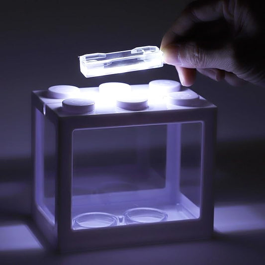 Mini Aquarium Lamp, USB Aquarium Light, LED Desktop Fish Tank Light, Small Decoration Aquarium Light, Aquarium Accessories, White Light CAPASTEC