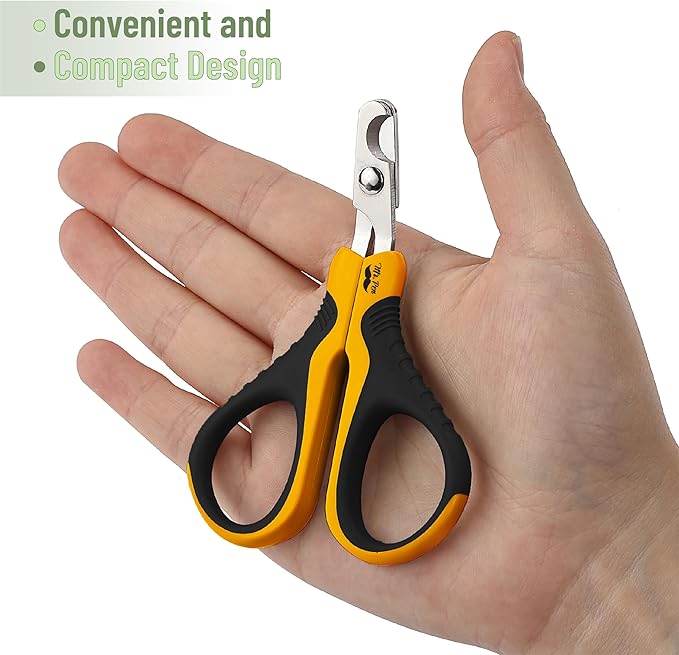 Mr. Pen- Cat Nail Clipper, Cat Nail Trimmer, Cat Nail Clippers, Cat Claw Clippers, Cat Clippers for Nails, Pet Nail Clippers, Kitten Nail Clipper Small Dog Nail Clipper, Cat Claw Trimmer, Orange/Black - PAWPICO