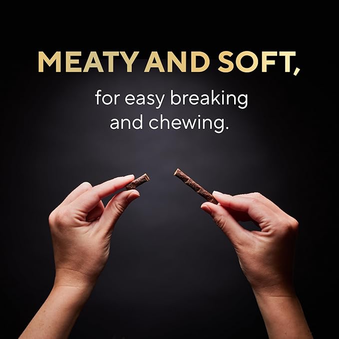 Sheba Meaty Tender Sticks Soft Cat Treats with Chicken, Tuna Flavor, and Salmon Flavor, 0.14 oz., 40 Count Sheba