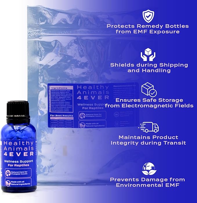 HealthyAnimals4Ever Reptile Wellness Support - Natural Care for Prolapse Management, Organ Retention & Enhanced Tissue Health - Gentle, Holistic Recovery Formula for Reptile Well-Being - 300 Count HealthyAnimals4ever