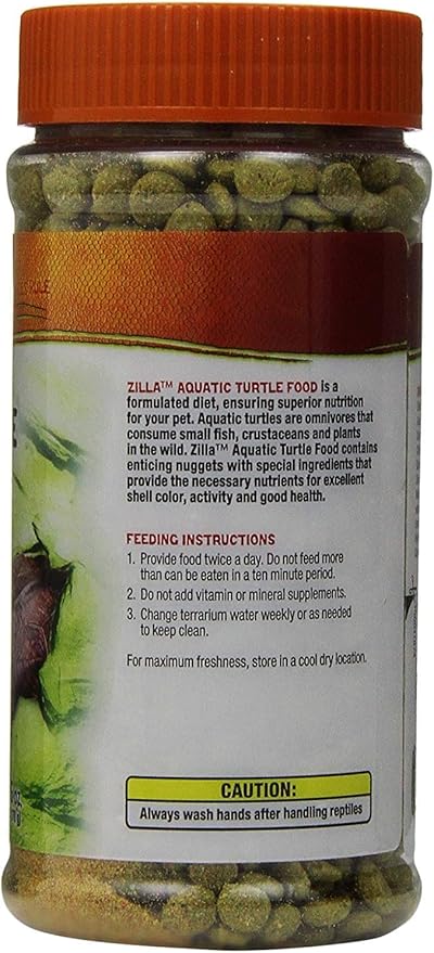 Zilla Aquatic Turtle Food (Set of 2) Zilla