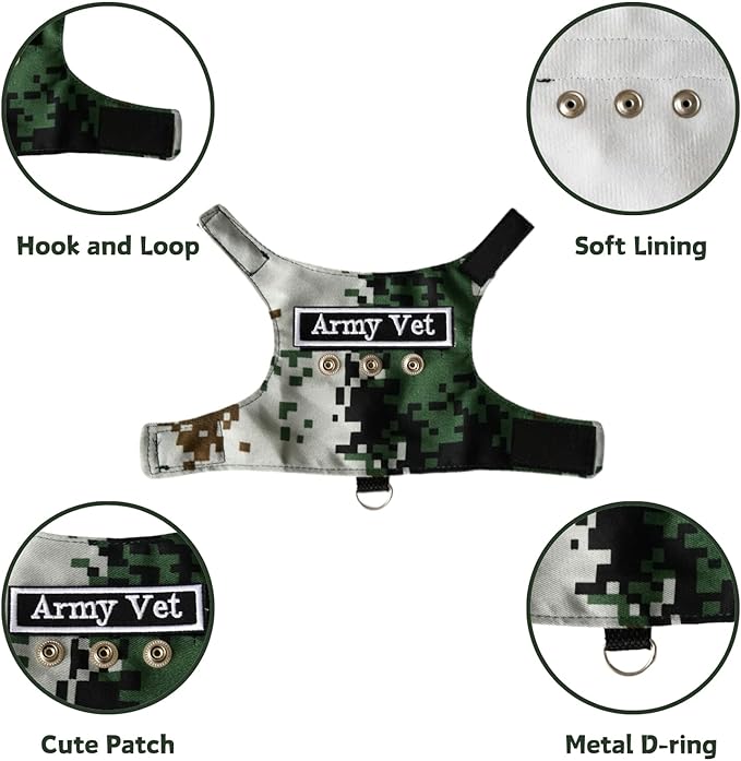 Bearded Dragon Harness and Leash Set - Adjustable Lizard Harness with Replaceable Patch Outdoor Traction Rope Walking Training Leash Reptile Halloween Costume Accessories for Small Pets (Green) SEZDEKI