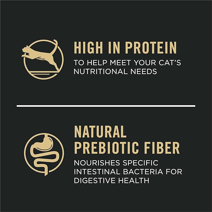 Purina Pro Plan High Protein Cat Food With Probiotics for Cats, Chicken and Rice Formula - 16 lb. Bag - PAWPICO
