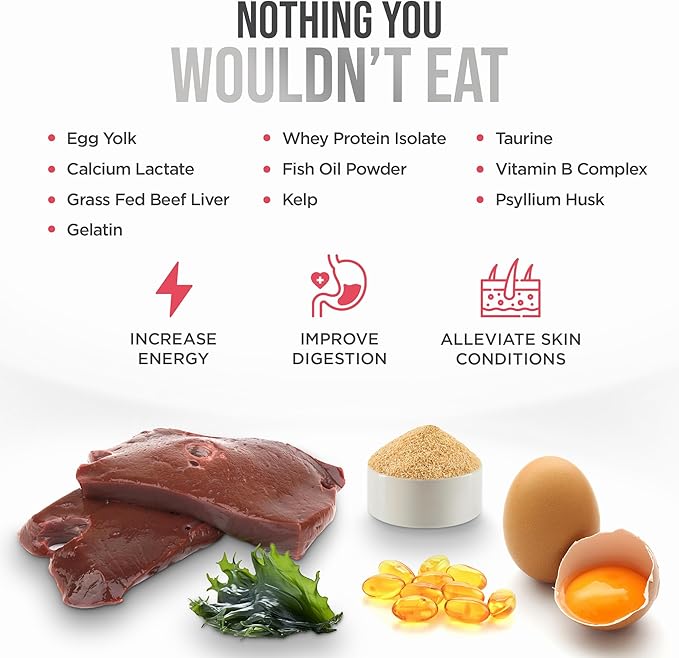 Know Better for Cats – Beef Recipe, RAW Cat Food Premix/Supplement for Making Homemade Cat Food, All Natural, Holistic Veterinarian Approved, Grain Free, No Artificial Additives - PAWPICO