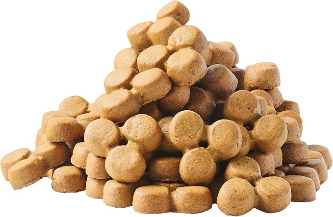 Amazon Brand - Wag Expedition Human Grade Organic Biscuits Dog Treats, Non-GMO, Peanut Butter, 10oz - PAWPICO