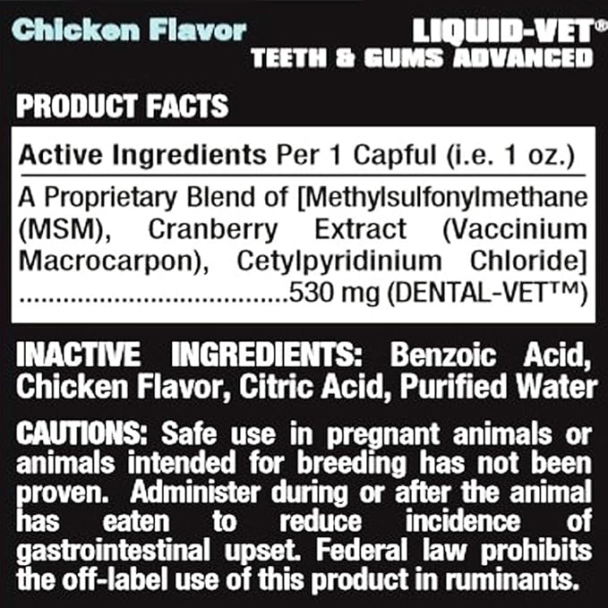K9 Teeth & Gums Advanced Formula, Chicken Flavor, 32 oz Liquid-Vet+by+COOL+PET+Holistics