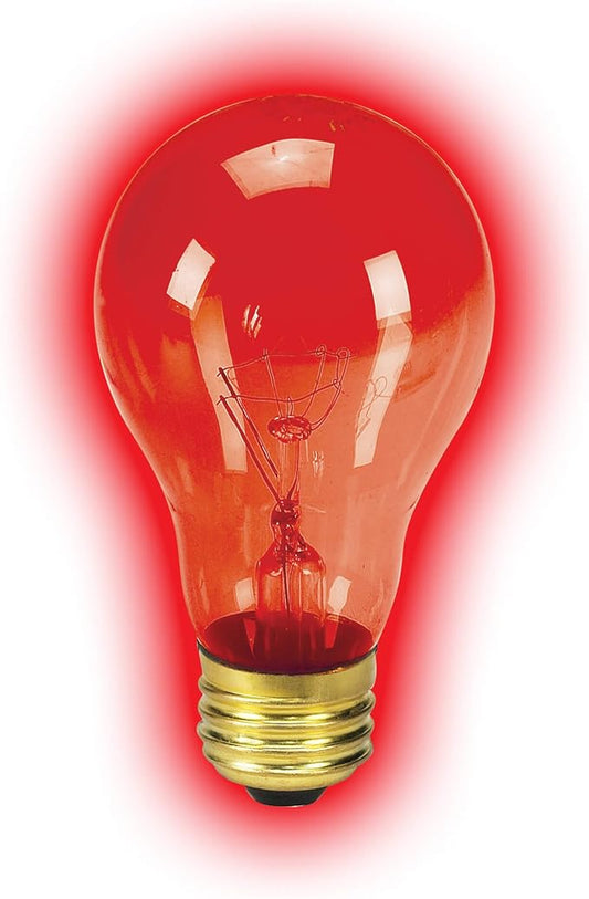 Zilla Reptile Terrarium Heat Lamps Incandescent Bulb, Night Red, 75W Zilla