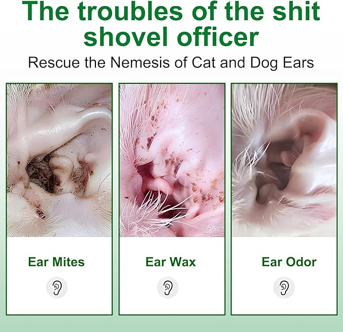 Dog Ear Cleaning Wipes, Ear Finger Wipes for Dogs & Cats Supports Soothing Dog Yeast Infection, Itchy & Inflamed Ears, Remove Ear Wax Debris & Ear Odor, Pet Ear Care Supplies Diposable Wipes - 50pcs PAWPICO