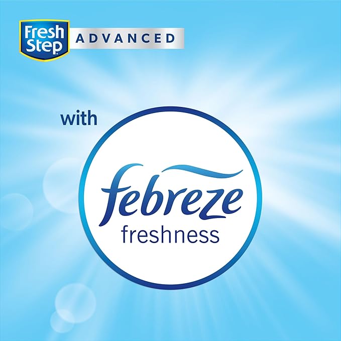 Fresh Step Light Weight Advanced Extreme Cat Litter With Febreze Freshness, Extra Strength Formula Clumping Litter With Guaranteed Odor Control, 25 lbs. (2 x 12.5 lb. Box) - PAWPICO