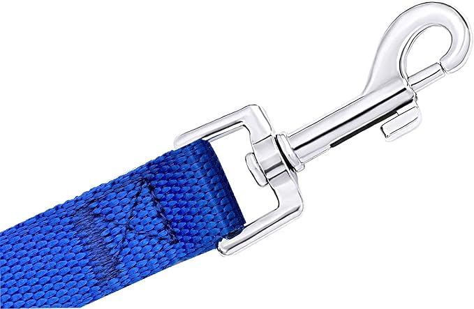 15ft 20ft 30ft 40ft 50ft Long Dog/Puppy Lead Obedience Recall Training Dog Leashes for Small Medium Dogs Camping, Training, Play, or Backyard (15 FT, Blue) PETGOGO
