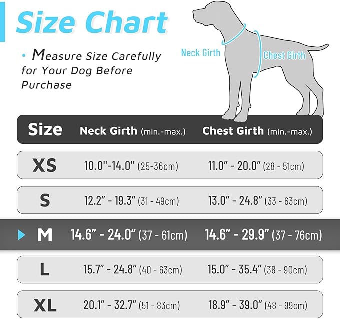 Eagloo Dog Harness for Large Dogs, No Pull Service Vest with Reflective Strips and Control Handle, Adjustable and Comfortable for Easy Walking, No Choke Harness with 2 Metal Rings, Pink & Blue, M GoExplorewithEagloo