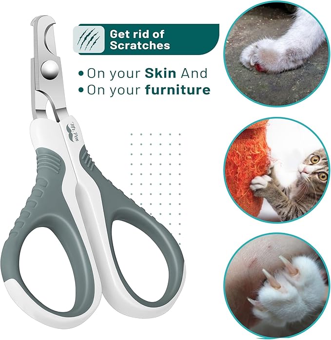 Mr. Pen- Cat Nail Clipper, Cat Nail Trimmers, Cat Claw Clippers, Cat Claw Trimmers, Kitten Nail Clipper, Cat Clippers for Nails, Nail Clippers for Cats, Pet Nail Clippers for Cats, Cat Nail Cutter - PAWPICO
