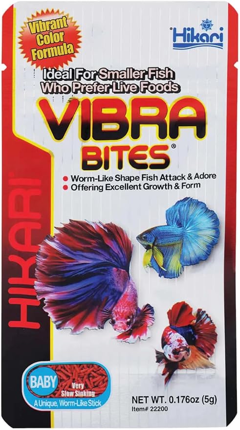Hikari Vibra Bites Baby Tropical Fish Food, 0.18 oz Hikari