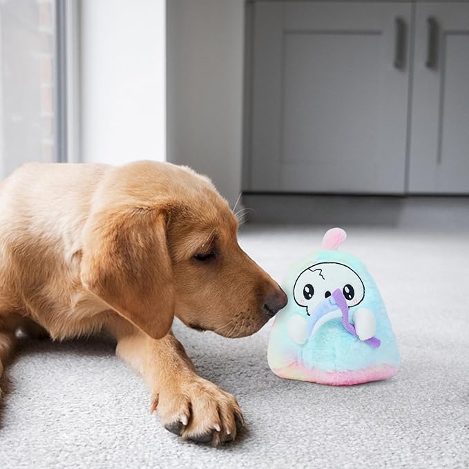 DODODOLA Dog Toys Puppy Toys Cute Squeaky Dog Toy with Crinkle Paper Stuffed Plush Halloween Dog Toys for Small Medium Large Dogs - PAWPICO