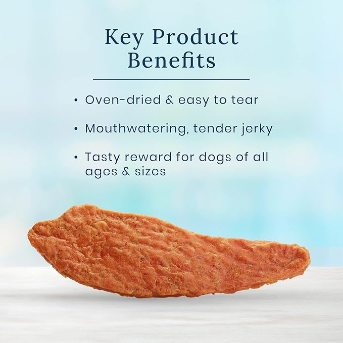 Blue Buffalo True Chews Premium Jerky Cuts Dog Treats, Made in the USA with Natural Ingredients, Duck, 12-oz Bag - PAWPICO
