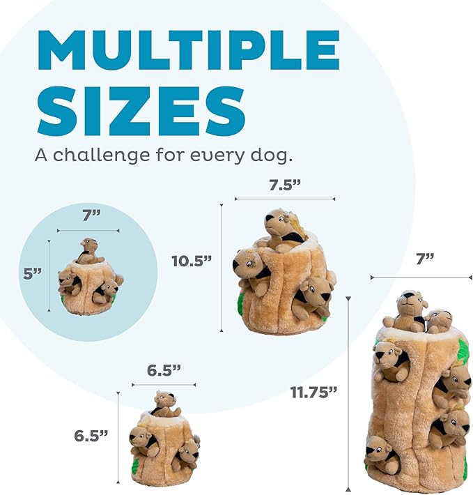 Outward Hound Hide A Squirrel Plush Dog Toy Puzzle, Small - PAWPICO