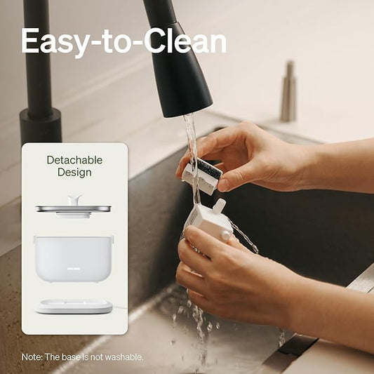 Bundle of PETLIBRO Cat Water Fountain Stainless Steel with Wireless Pump, 2.5L/84oz Dockstream Pet Water Fountain + PETLIBRO Replacement Filters, 4 Months Set of Replacement Filters 8 Count - PAWPICO