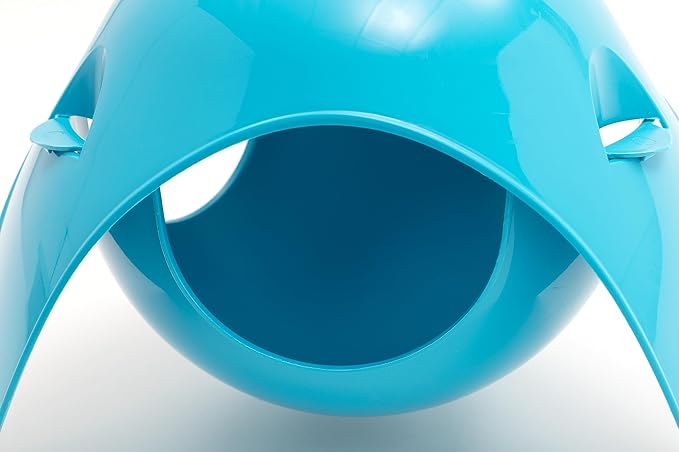 Lixit Igloos and Hideaways for Guinea Pigs, Rats, Mice, Hamsters, Gerbils and Other Small Animals (Blue, Large Space Pod) Lixit
