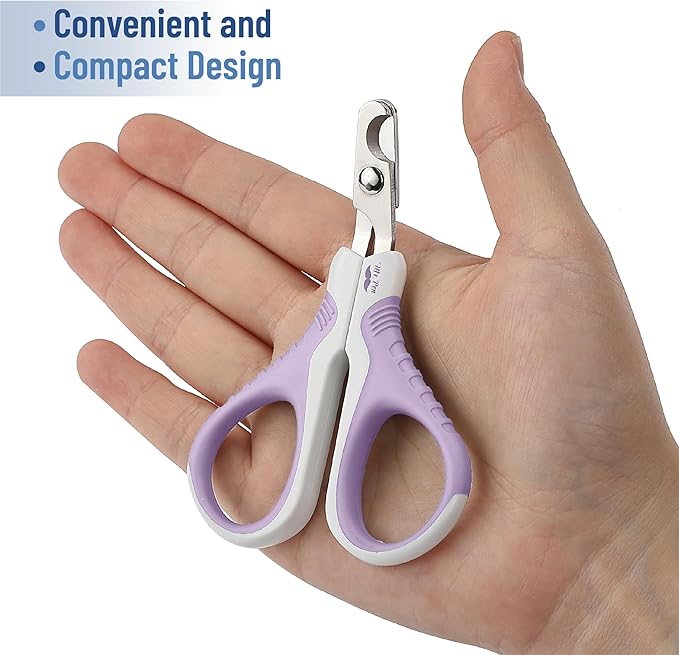 Mr. Pen- Cat Nail Clipper, Purple, Cat Nail Trimmer, Cat Nail Clippers, Cat Claw Clippers, Cat Clippers for Nails, Pet Nail Clippers, Kitten Nail Clipper, Small Dog Nail Clipper, Cat Claw Trimmer - PAWPICO