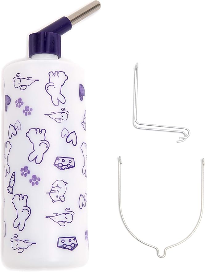 Lixit Weather Resistant Cage Water Bottles for Rabbits, Ferrets, Guinea Pigs Hamsters and Other Small Animals. (32-Ounce) Lixit