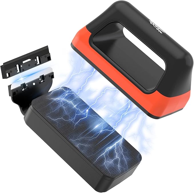 hygger Fish Tank Magnetic Glass Cleaner Two Detachable Algae Scraper for Aquarium Fish Tank,Floating Scrubber Brush Glass Algae Magnet Cleaning Tool for Medium Aquariums Tank hygger