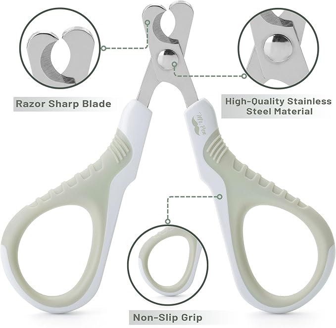 Mr. Pen- Cat Nail Clipper, Light Beige Cat Nail Trimmer, Cat Nail Clippers, Cat Claw Clippers, Cat Clippers for Nails, Pet Nail Clippers, Kitten Nail Clipper, Small Dog Nail Clipper, Cat Claw Trimmer - PAWPICO