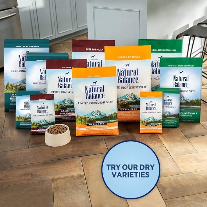 Natural Balance Limited Ingredient Small-Breed Adult Dry Dog Food with Healthy Grains, Lamb & Brown Rice Recipe, 12 Pound (Pack of 1) - PAWPICO