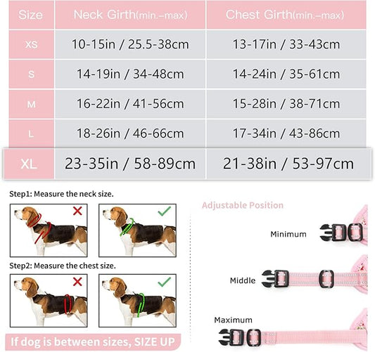 Timos Dog Harness,NO Need Go Over Dogs Head 3 Snap Buckles Pet Harness with 2 Leash Clips,Adjustable Soft Padded No-Pull,Reflective No-ChokeOxford Vest for Small Medium Large Dogs,X-Large (Pack of 1) Timos