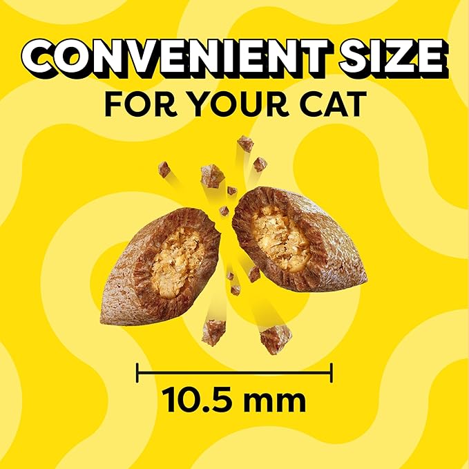 Temptations Classic Crunchy and Soft Cat Treats Savory Salmon Flavor, 30 oz. Tub Temptations