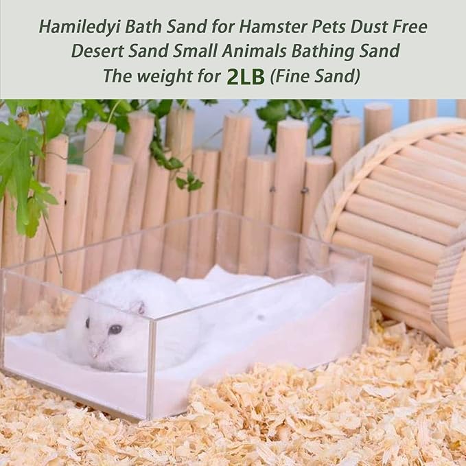 Hamster Hamster Bath Sand Dust Bathing Sand Gerbil Powder Grooming Sand for Tiny Friends Farm Chinchilla Dust Bath Potty Litter Sand 2LB Hamster Sand Hamiledyi
